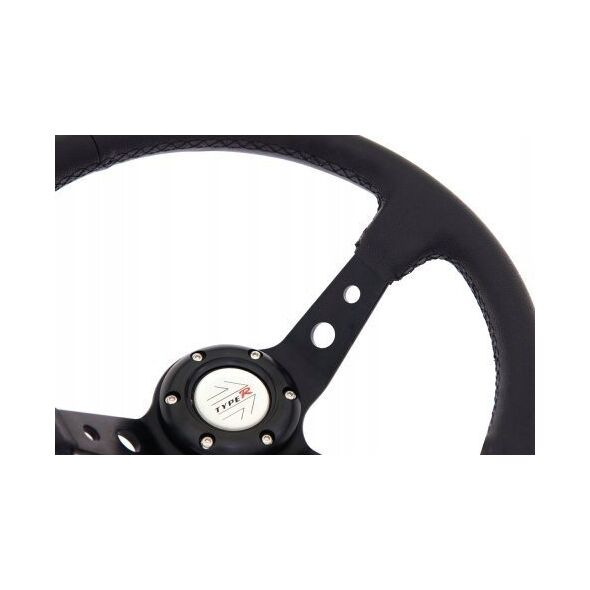 MTuning Kierownica Pro 350mm offset:80mm Skóra Black
