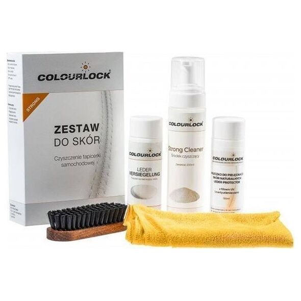 Colourlock Colourlock Zestaw do czyszczenia skóry Strong z mleczkiem pielęgnującym