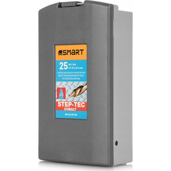 Wiertło SMART365 kpl. wierteł hss co step-tec 25szt 1-13x0,5mm 13700272 5901769688094