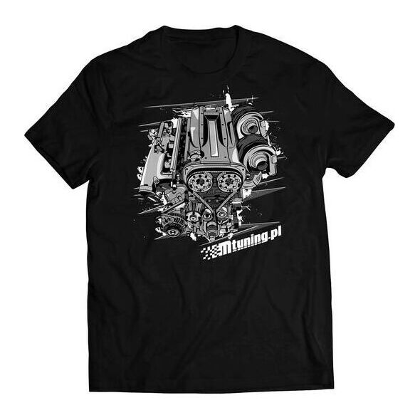 MTuning Koszulka T-Shirt MTuning Czarna Engine RB25 XL