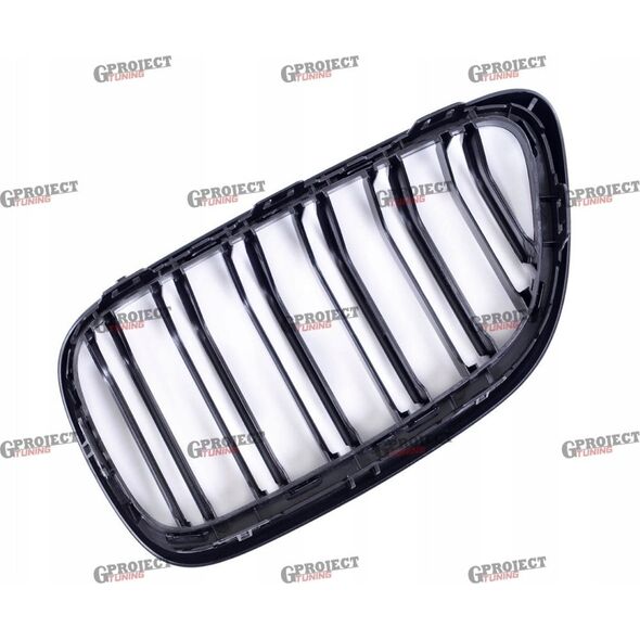 MTuning Grill sportowy podwójne żeberka Gloss Black BMW 2 F22 F23 2013-2021