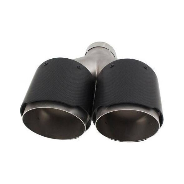 MTuning Podwójna Końcówka tłumika 2x114mm wejście 63mm Carbon