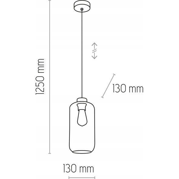 Lampa wisząca TK Lighting PENDANT LAMP MARCO 3314 1XE27 60W