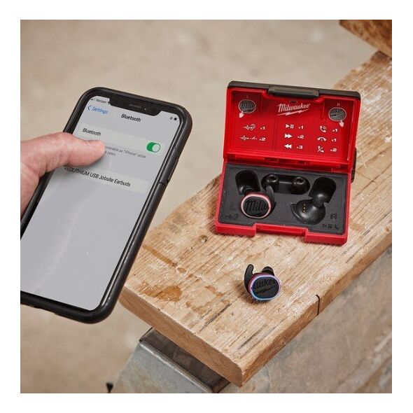 Głośnik Sourcing MILWAUKEE L4RLEPB-301 BLUETHOOTH EARPLUGS RECHARGEABLE BY USB