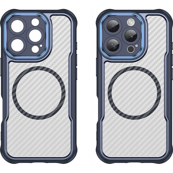 Hurtel Etui silikonowe Leading Series MagSafe do iPhone 16 Pro Max - niebieskie 14202339 5907769365126