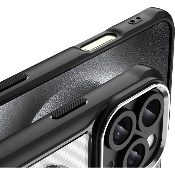 Hurtel Etui silikonowe Leading Series MagSafe do iPhone 16 Pro - czarne 14202365 5907769365072
