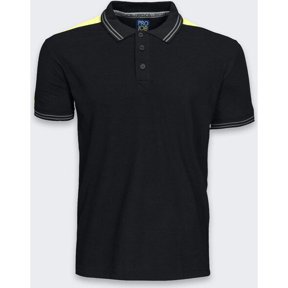 Projob Koszulka Polo Projob 2018 Pique BlackYellow 14239068 7331622054601