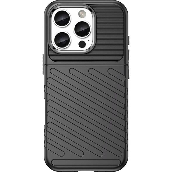 Hurtel Etui silikonowe Thunder Case do iPhone 16 Pro - czarne 14295399 5907769364839