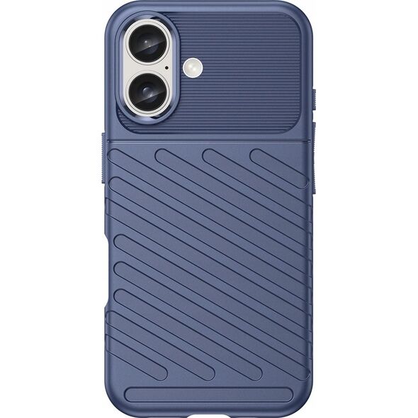 Hurtel Etui silikonowe Thunder Case do iPhone 16 - niebieskie 14295433 5907769364853