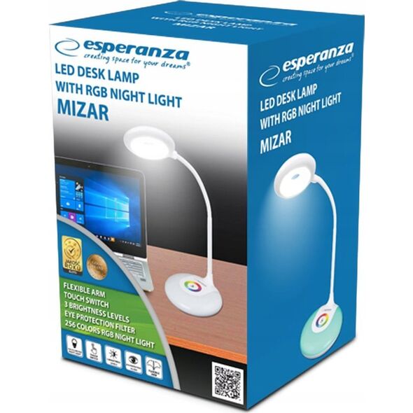 Lampka biurkowa Esperanza ELD117 Esperanza lampka biurkowa led nocnym oświetleniem rgb mizar