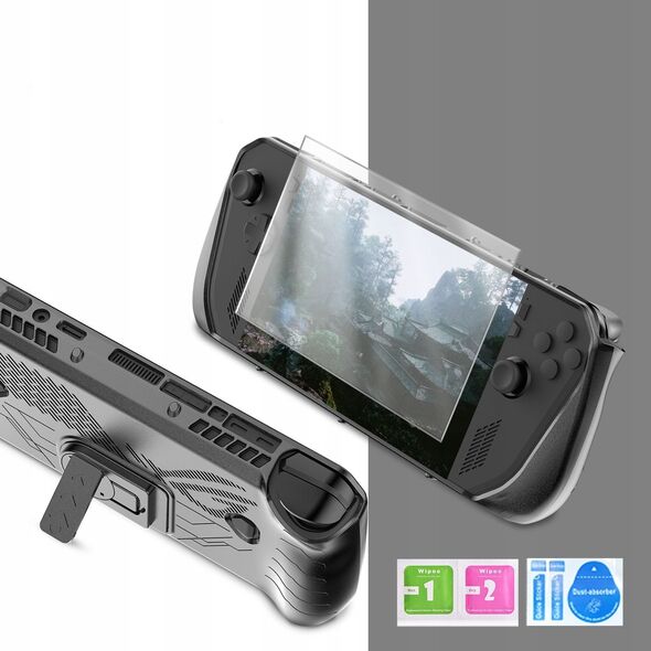 JYS Zestaw 5w1 Futerał Etui Przód Tył Osłona LCD Osłony Pady Asus ROG Ally X / JYS-RAX010