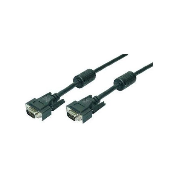 Kabel LogiLink D-Sub (VGA) - D-Sub (VGA) 15m czarny (CV0017)