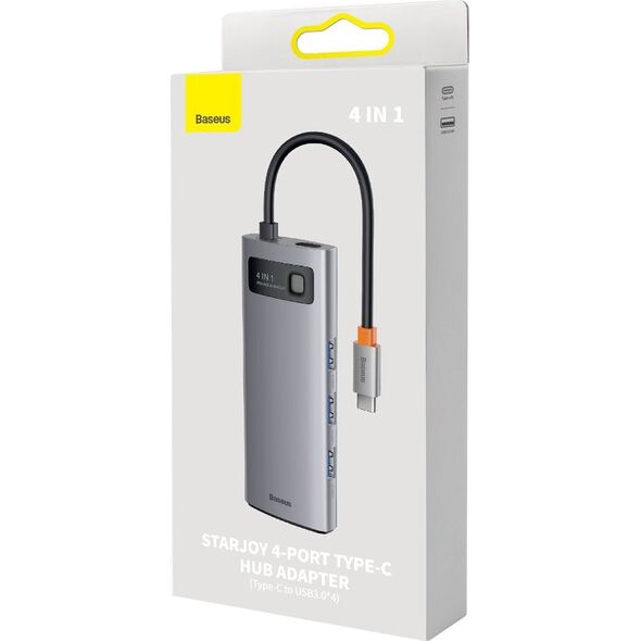 HUB USB Baseus 1x USB-C  + 4x USB-A 3.0 (WKWG070013)