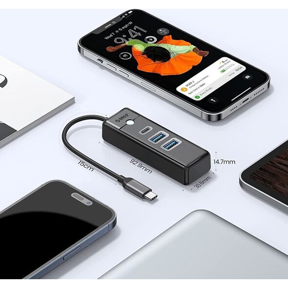 HUB USB Orico  (PWC2U-C3-015-BK-EP)