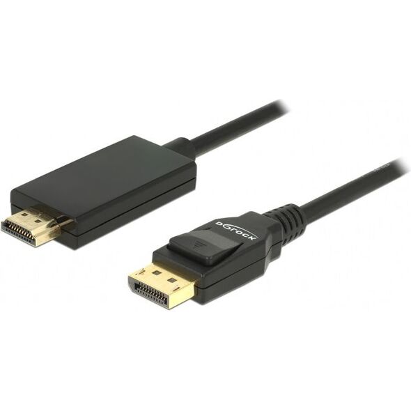 Kabel Delock DisplayPort - HDMI 3m czarny (85318)