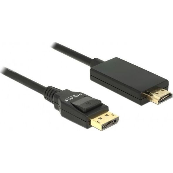 Kabel Delock DisplayPort - HDMI 3m czarny (85318)