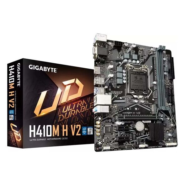 Gigabyte Motherboard 1200 H410M H V2 (rev. 1.0) (H410M H V2) (GIGH410MHV2) έως 12 άτοκες Δόσεις
