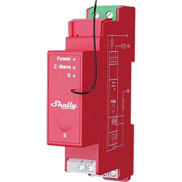 Shelly 1-kanałowy przekaźnik na szynę DIN z pomiarem energii Shelly Qubino Pro 1PM
