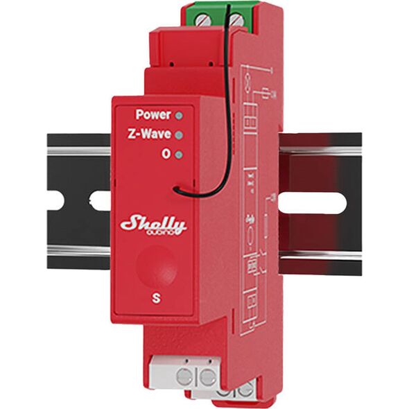 Shelly 1-kanałowy przekaźnik na szynę DIN z pomiarem energii Shelly Qubino Pro 1PM