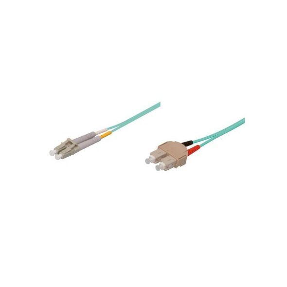Good Connections Patchcord światłowodowy LC - SC 10m, Niebieski (LW-810LS3)