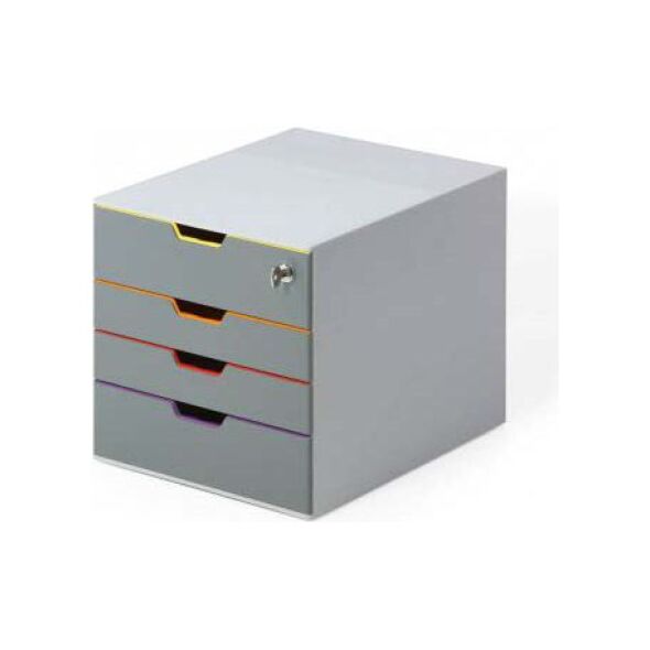 Durable POJEMNIK DURABLE Z 4-SZUFLAD.+KLUCZ.7606 - 7606-27