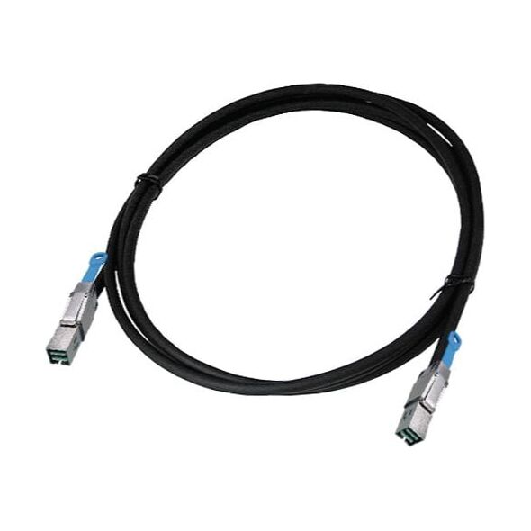 Qnap SFF 8644 - SFF 8644, 1m, Czarny (CAB-SAS10M-8644)