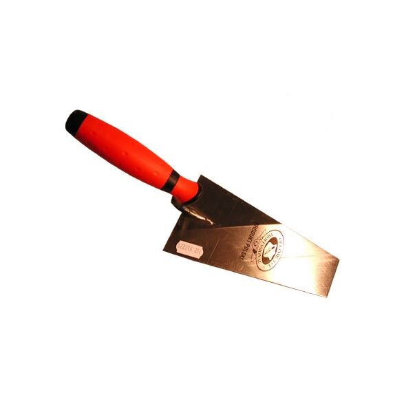 Olejnik Kielnia nierdzewna trapezowa SUPER PROFI 140mm z uchwytem dwukomponentowym - 122214-2KS
