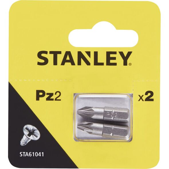 Stanley Końcówki wkrętakowe PZ2x25mm 2szt. (STA61041)