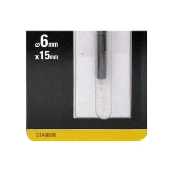 Stanley Frez trzpieniowy 6x15mm prosty - STA66000