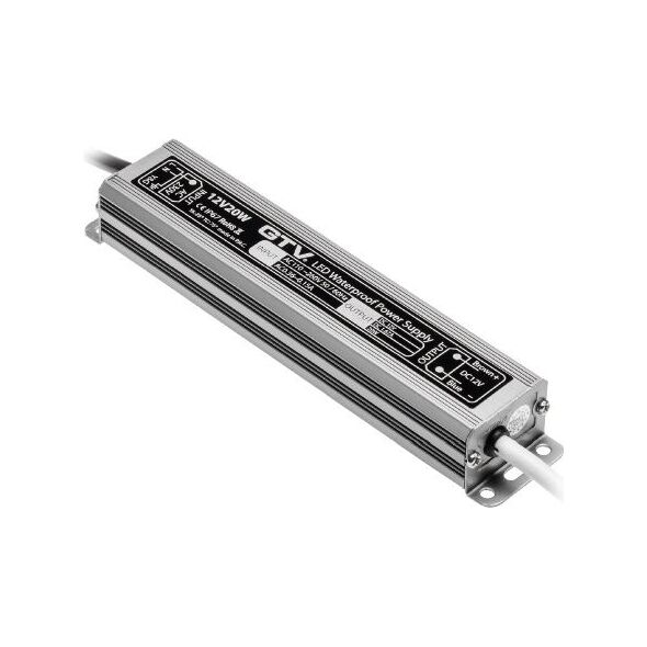 GTV Zasilacz LED wodoodporny 20W IP67 DC 12V (LD-WZA20W-NW)