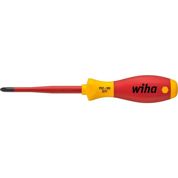 Wiha Wkrętak krzyżowy PH2 SlimFix izolowany (35394) 3404449 4010995353940