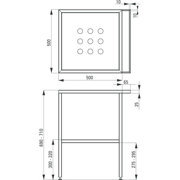 Umywalka Deante Temisto 50cm (CDTS6U5S)