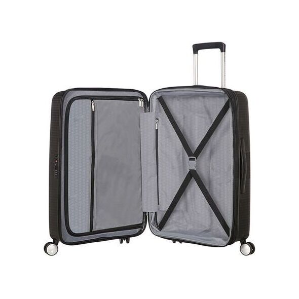 American Tourister Walizka średnia Soundbox czarna 88473