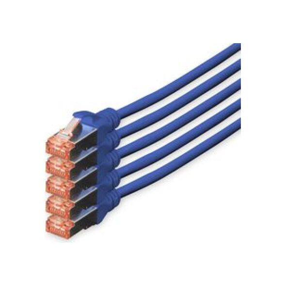 Digitus Patchcord CAT5e, S-FTP, 10m, 5 sztuk (DK-1644-100-B-5)