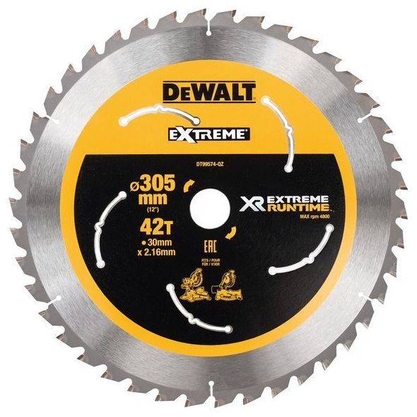 Dewalt Dewalt circular saw blade .305 / 30mm DT99574