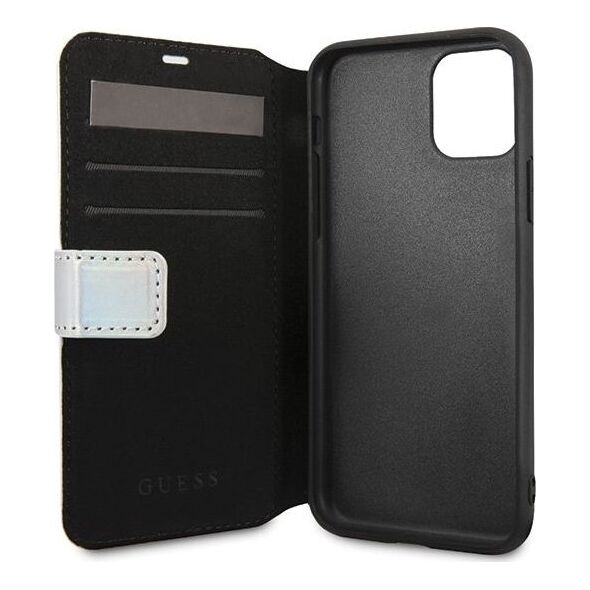 Guess Guess GUFLBKN58BLD iPhone 11 Pro srebrny/silver book Iridescent uniwersalny