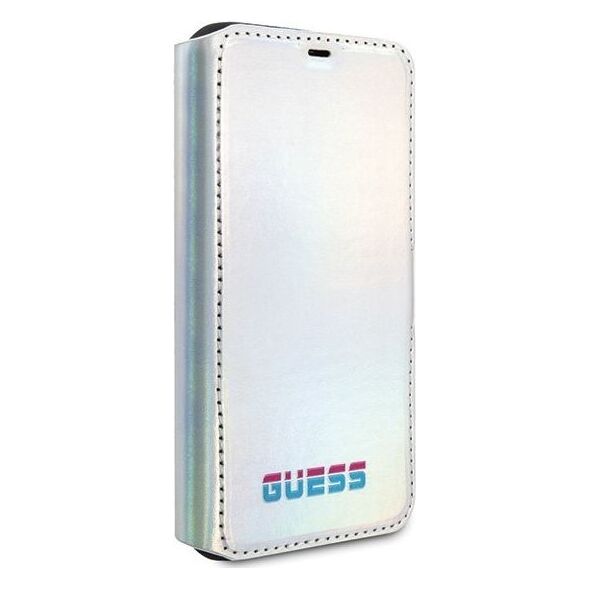 Guess Guess GUFLBKN58BLD iPhone 11 Pro srebrny/silver book Iridescent uniwersalny