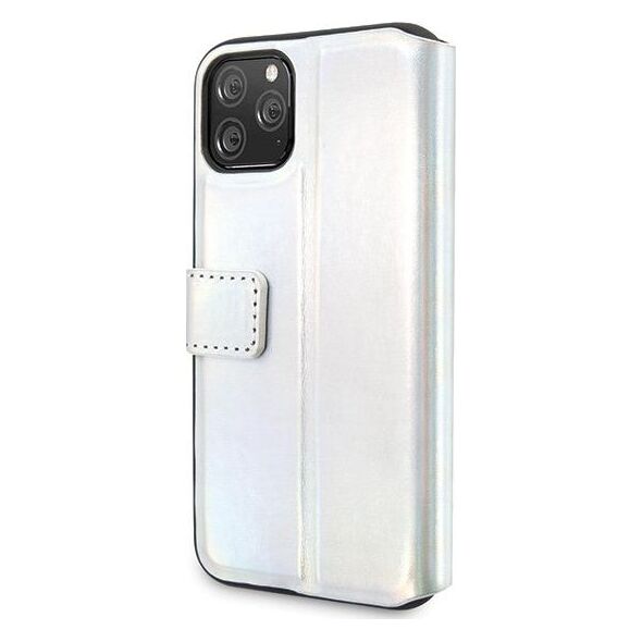 Guess Guess GUFLBKN58BLD iPhone 11 Pro srebrny/silver book Iridescent uniwersalny