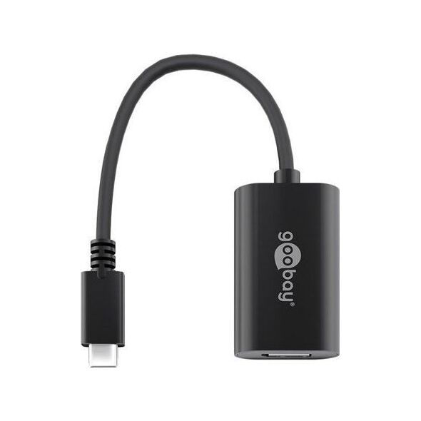Adapter USB Goobay USB-C - DisplayPort Czarny  (38530)