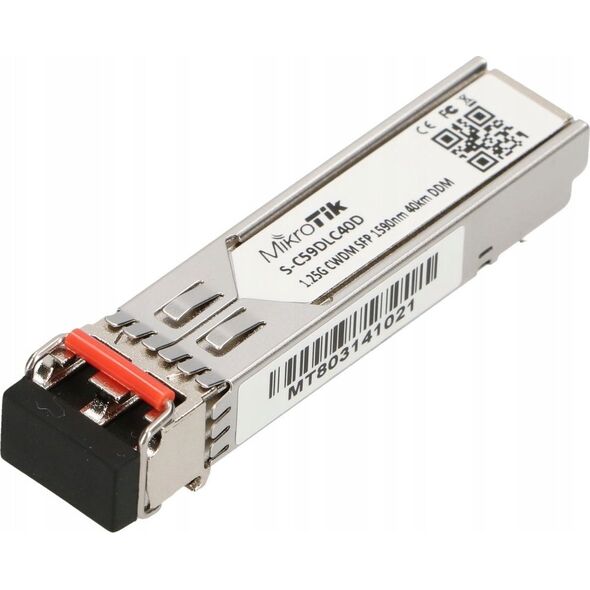 MikroTik MIKROTIK S-C59DLC40D SFP CWDM MODULE 1.25G SM 40KM 1590NM DUAL LC-CONNECTOR DDM