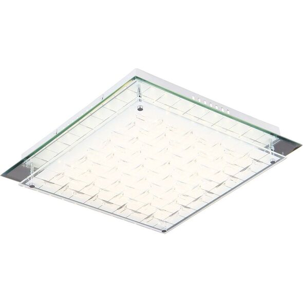 Lampa sufitowa Italux Plafon szklany Italux Zeltum ledowy C29584F-3T