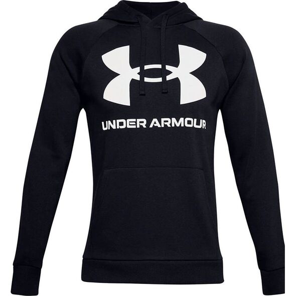 Under Armour Bluza męska Rival Fleece Big Logo HD czarna r. S (1357093 001)