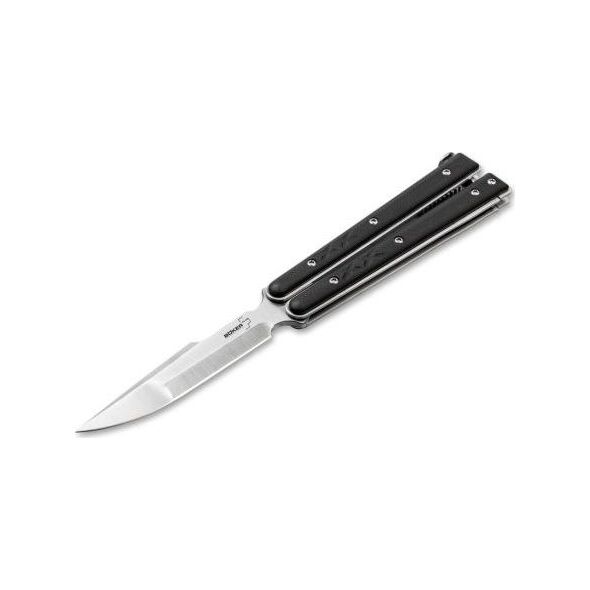 Boker Nóż Boker Plus Balisong Tactical, Mały Czarny uniwersalny