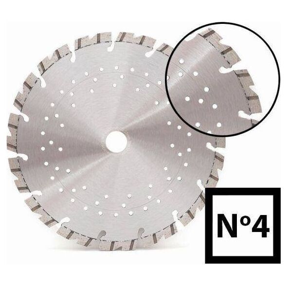 Abraboro Tarcza diamentowa uniwersalna 350 x 25,4/10 N4, mega szybka (AB35000004)