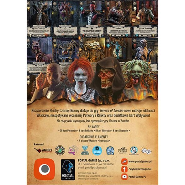 Portal Games Gra Terrors of London: Słudzy Czarnej bramy