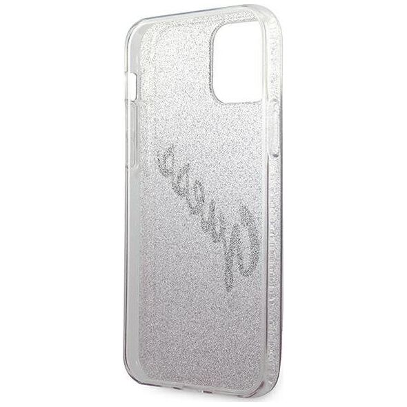 Guess Etui Guess GUHCP12SPCUGLSPI Apple iPhone 12 mini różowy/pink hardcase Glitter Gradient Script