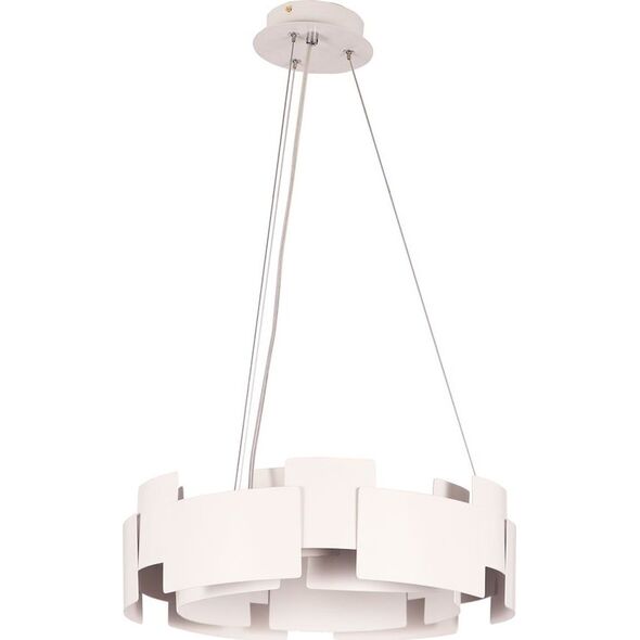 Lampa wisząca Milagro Nowoczesna lampa sufitowa ledowa biała Milagro TORINO ML6140