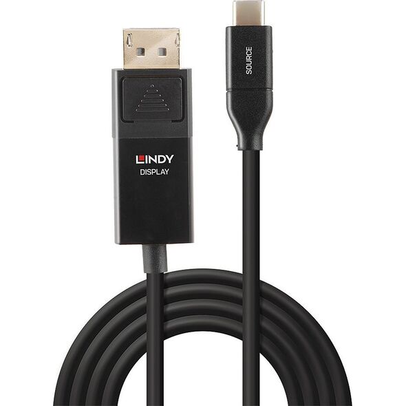 Kabel USB Lindy USB-C - DisplayPort 3 m Czarny (43303)