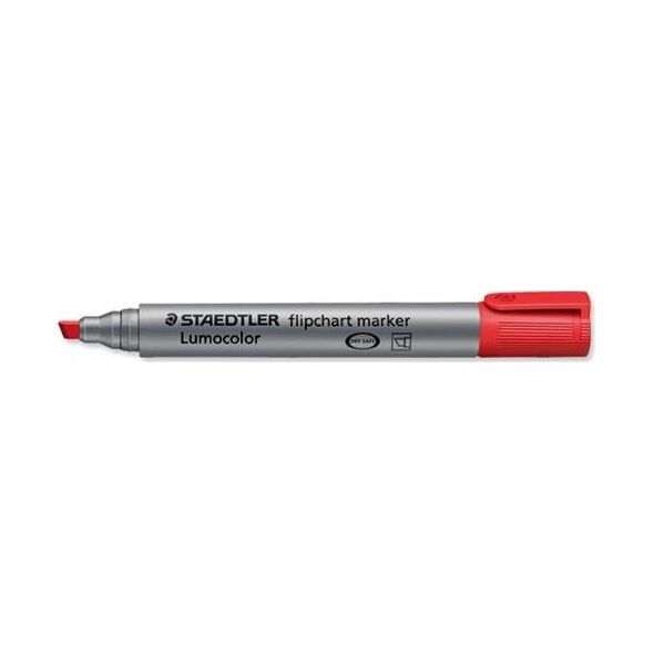 Staedtler STAEDTLER Flipchartmarker Lumocolor rot 10 Stück