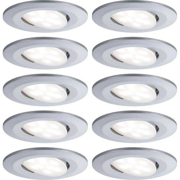 Paulmann Zestaw Calla IP65 3-st regulacja regulacja temperatury ruchoma 560lm 10x6,5W 230/12V Biały